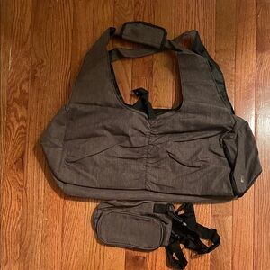 DSW Black and Gray Tote Bag